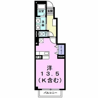 ヴェルジュMⅡ【1階】の間取り