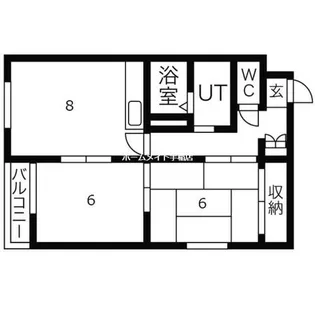 北海道札幌市手稲区手稲本町三条1丁目【マンション】の間取り