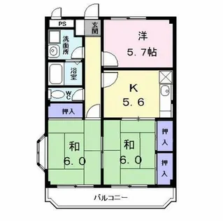 TSパレス【2階】の間取り