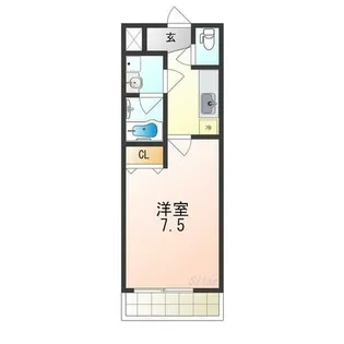 フジパレス グラン マルシェB【1階】の間取り