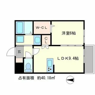 ニルヴァーナ小森【2階】の間取り