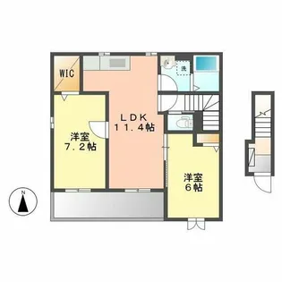 奏【2階】の間取り