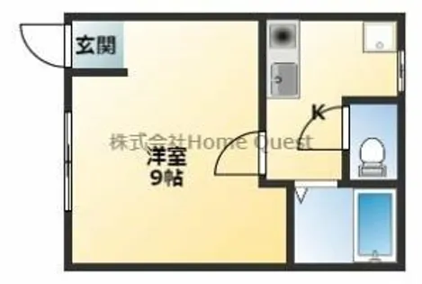 エクセレント老原A棟【104号室】の間取り