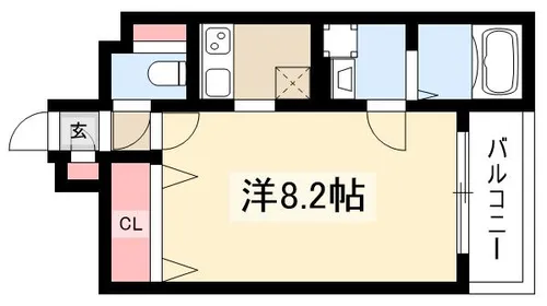 Branche金山【1階】の間取り