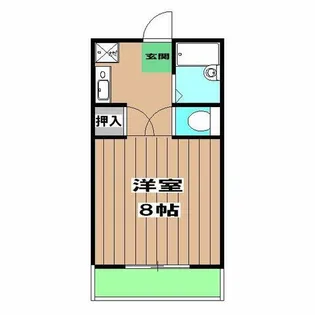 ハイツ松山【2階】の間取り