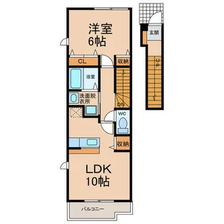 ユースハイムⅡ【2階】の間取り