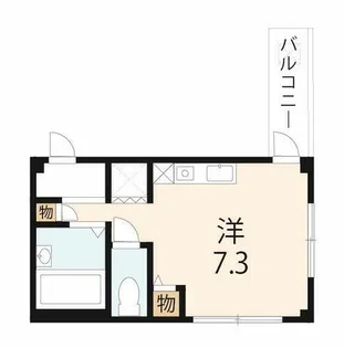 前田マンション【315号室】の間取り