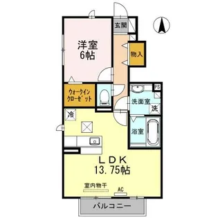 Piacere【1階】の間取り