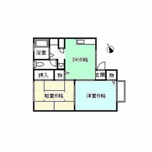 セジュールエム【101号室】の間取り