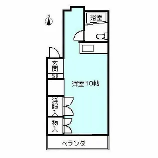 メゾンドパープル【204号室】の間取り