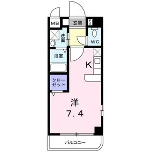 アウローラ冨士【2階】の間取り