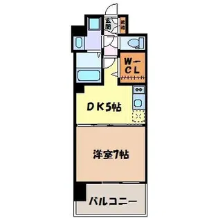 プレサンスジェネ栄【4階】の間取り