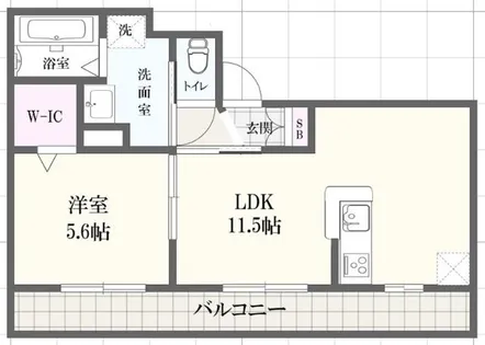へーベルメゾン フォレスタ南条【2階】の間取り