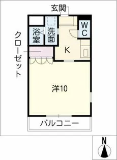 サンハイムM&H【1階】の間取り