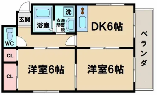 グレースピア【4階】の間取り