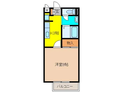 ロングリバーⅡ【2階】の間取り
