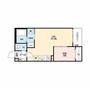 GRANDBLUE todayutakaⅠ【201号室】の間取り
