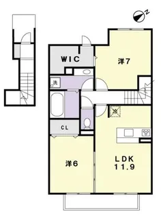 PressoKATATA【2階】の間取り