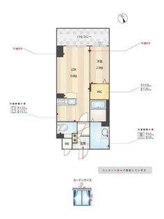 パークサイド博多駅東【402号室】の間取り