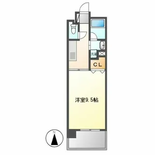 CASTELLO LUSSO(カステロ ルッソ)【502号室】の間取り