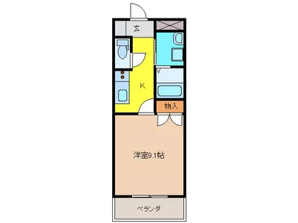 グランディール【1階】の間取り