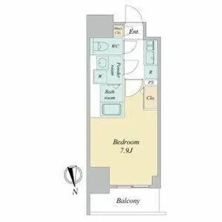 エスプレイス上前津レガシー【0605号室】の間取り