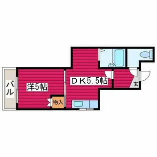 プレステージK【2階】の間取り