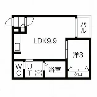 ステラ三吉町【1階】の間取り