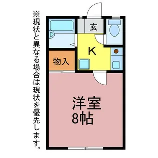 セザンヌ高師A【1階】の間取り