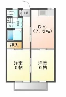 ハイムベルグ ’95【2階】の間取り