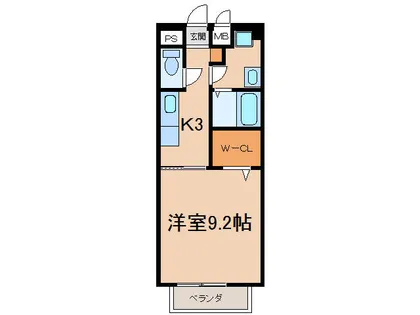ソフィア桜川【2階】の間取り