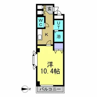 本州東海ビル【6階】の間取り