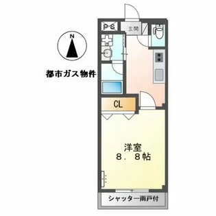 T’sスクエア国府宮【1階】の間取り