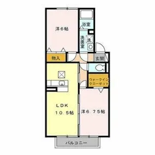 プルミエ慶【1階】の間取り