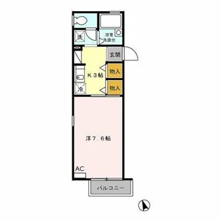 アルシア・スギ【2階】の間取り