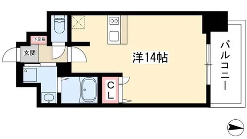 プレサンス大須プライマル【11階】の間取り