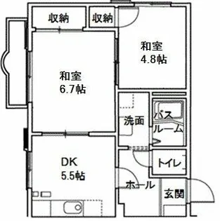コート東浦【101号室】の間取り