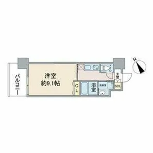 愛知県名古屋市昭和区阿由知通2丁目【マンション】の間取り