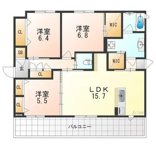 ShaMaison ALIVIO【1階】の間取り