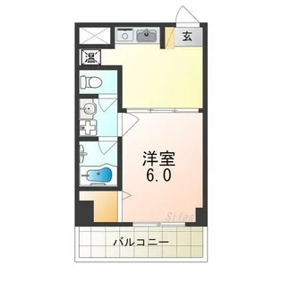 リヴィエール三井【6階】の間取り