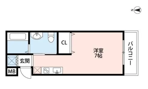 Giulia須磨浦Ⅰ【1階】の間取り