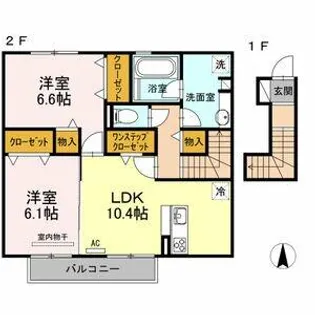 Haru【2階】の間取り