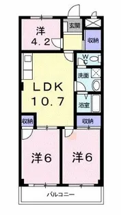 3LDKの間取り画像