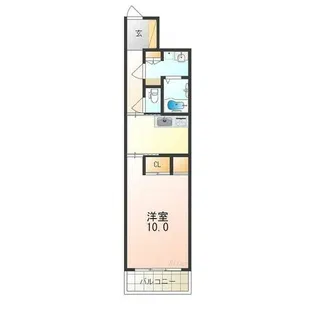 VAなかもず【5階】の間取り