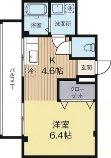 サニーコート【2階】の間取り