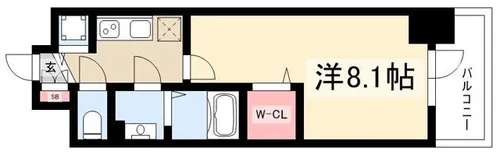 エスリード今池ルミナス【3階】の間取り