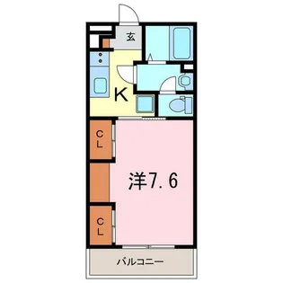 リブリ・東陽【1階】の間取り