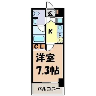 ライブコート泉【3階】の間取り