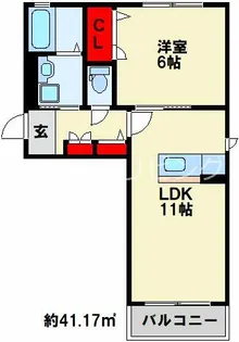 ウィステリア神岳 A棟【2階】の間取り
