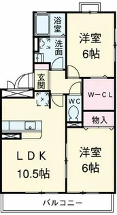 カーサ フェリーチェ II【1階】の間取り